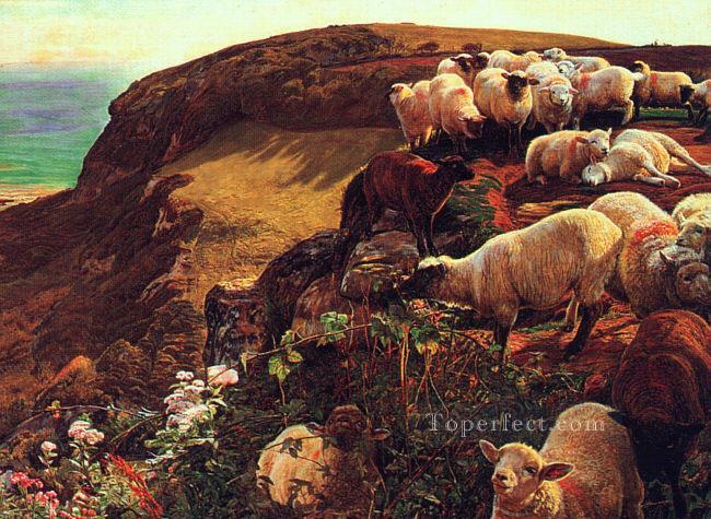 On English Coasts British William Holman Hunt Oil Paintings
